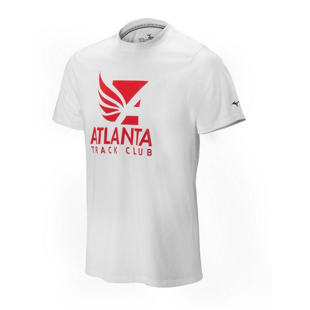 Mizuno Men's Atlanta Track Club 50/50 T-Shirts White (450027-FZB)